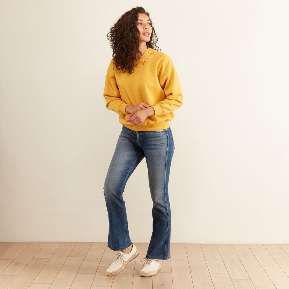 MOTHER Blue Flare Jeans